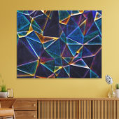 Gebroken bundelscanvas afdrukken (Insitu (Woonkamer))