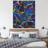 Gebroken bundelscanvas afdrukken (Insitu (Slaapkamer))