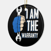 Gebroken diesel Truck-onderdelen I ben de garantie Keramisch Ornament (Links)