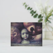 Gebroken dolls briefkaart (Staand voorkant)