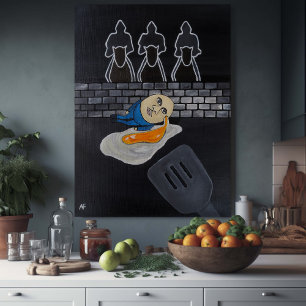 Gebroken en dan gebakken schilderij van Alfred Fox Canvas Afdruk