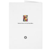 Gebroken formulieren van Franz Marc,  Abstracte ku (Achterkant)