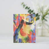 Gebroken formulieren van Franz Marc,  Abstracte ku (Staand voorkant)