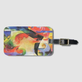 Gebroken formulieren van Franz Marc, Abstracte ku Bagagelabel (Voorkant (horizontaal))