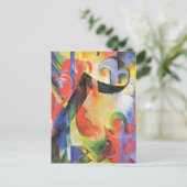 Gebroken formulieren van Franz Marc, Abstracte ku Briefkaart (Staand voorkant)