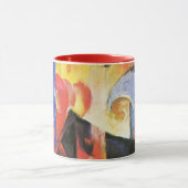 Gebroken formulieren van Franz Marc,  Abstracte ku Mok (Midden)