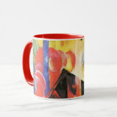 Gebroken formulieren van Franz Marc,  Abstracte ku Mok (Voorkant links)