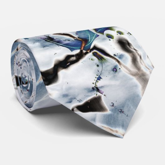 Gebroken fractal stropdas (Opgerold)