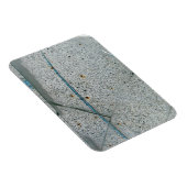 Gebroken, gekraakte en vuile glas magneet (Rechterzijde)