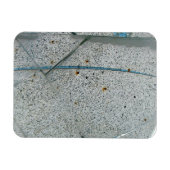 Gebroken, gekraakte en vuile glas magneet (Horizontaal)