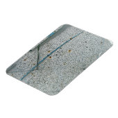 Gebroken, gekraakte en vuile glas magneet (Linkerzijde)