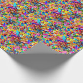 gebroken glas in lood cadeaupapier (Hoek)