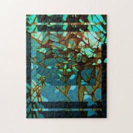 Gebroken glas Puzzle Legpuzzel