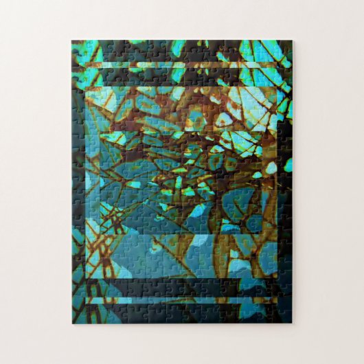 Gebroken glas Puzzle Legpuzzel (Verticaal)