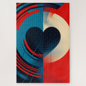 Gebroken hart Deel 1 Legpuzzel (Verticaal)