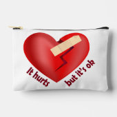 Gebroken hart genezen met patch en levenscitaat etui (Voorkant)