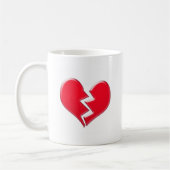 Gebroken hart koffiemok (Links)