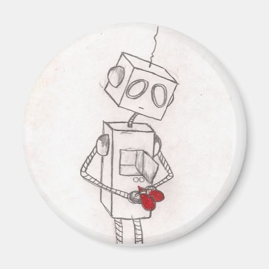 "Gebroken hart" magneet (Voorkant)