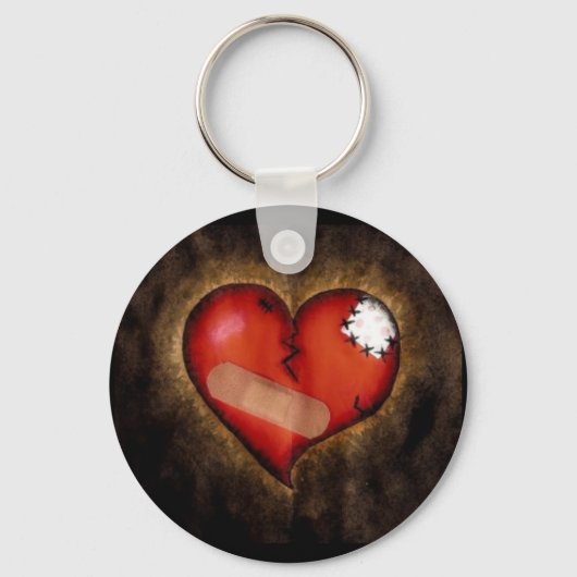 Gebroken hart/Mending Heart-sleutelhanger Sleutelhanger (Voorkant)