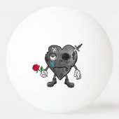 Gebroken hart pingpongballen (Achterkant)