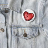 gebroken hart ronde button 5,7 cm (In situ)