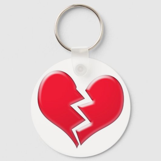 Gebroken hart sleutelhanger (Voorkant)