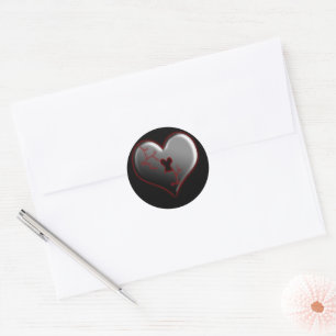 Gebroken hart Stickers