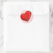 Gebroken hart Stickers (Tas)