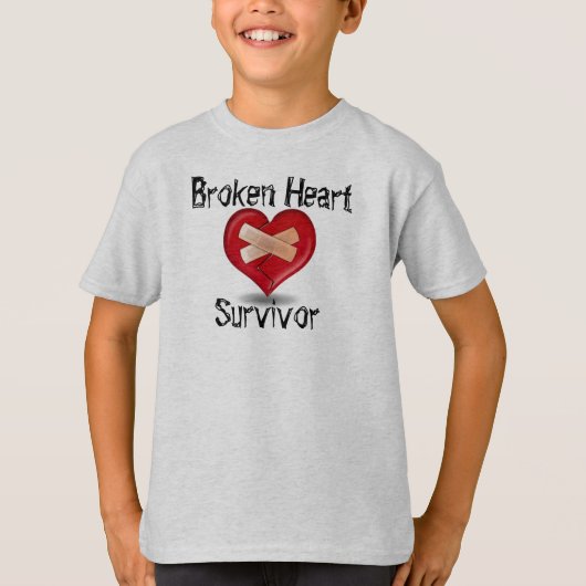 Gebroken hart Survivor T Shirt (Voorkant)