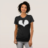 Gebroken hart T-Shirt (Voorkant volledig)