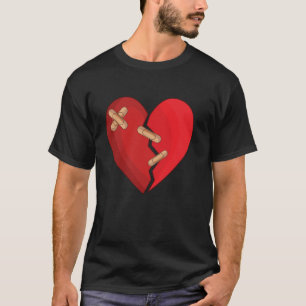 Gebroken Hart T-shirt Enkel Bewustzijn Hart gebrok