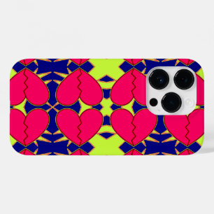 Gebroken harten Case-Mate iPhone 14 pro hoesje