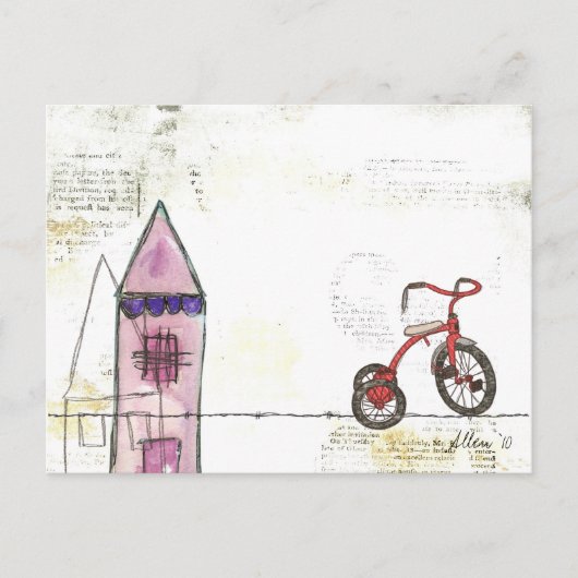 Gebroken homes briefkaart (Voorkant)