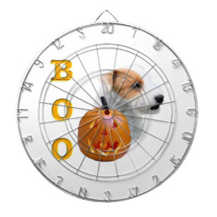 Gebroken jas Parson Russell Terrier Halloween BOO Dartbord