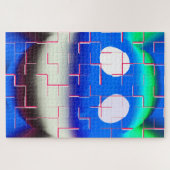 Gebroken kunst legpuzzel (Horizontaal)