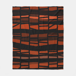 gebroken lavastraster fleece deken