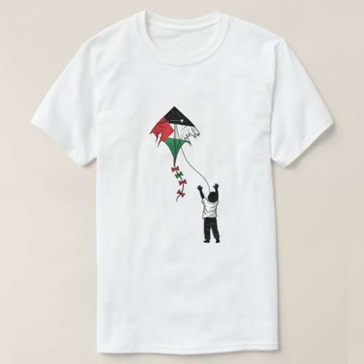 Gebroken Palestijnse vlieger - Kinderstrijd T-shirt (Design voorkant)