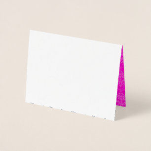 Gebroken polka stippen kaart Zilver folieprint