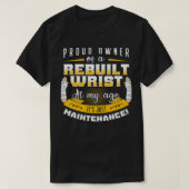 Gebroken pols Survivor Arm Chirurgische handenziek T-shirt (Design voorkant)