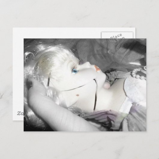 Gebroken pop briefkaart (Voorkant / Achterkant)