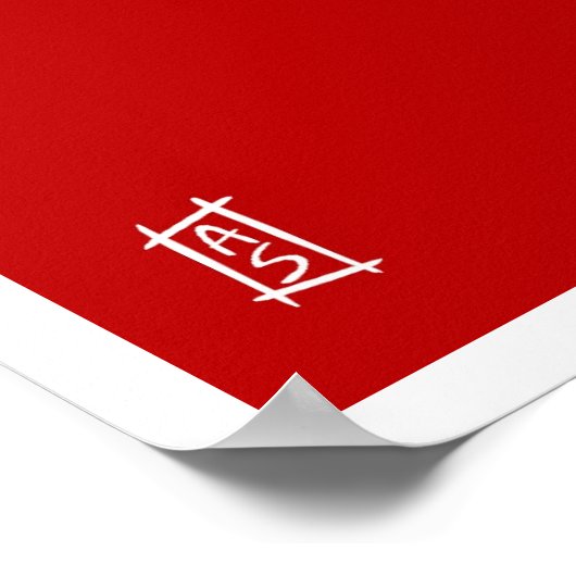 gebroken poster (Hoek)