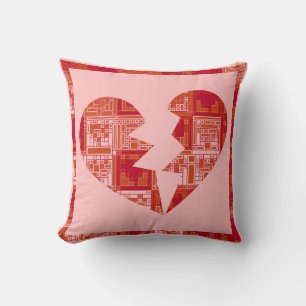 Gebroken puzzelhart Pillow Kussen