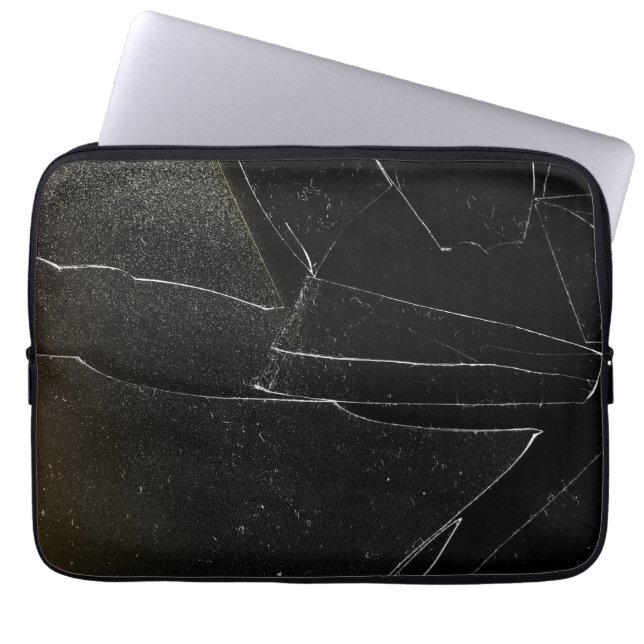 GEBROKEN RAAM LAPTOP SLEEVE (Voorkant)