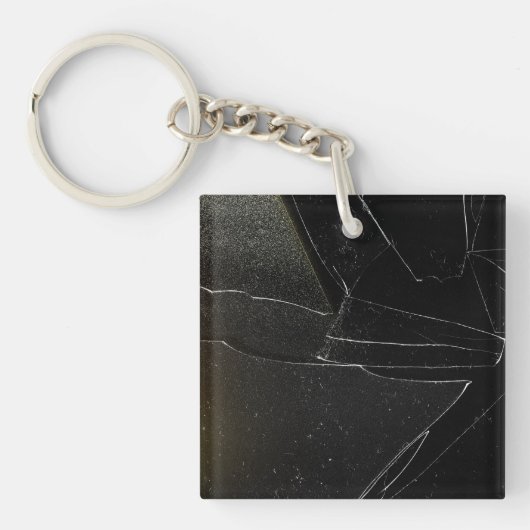 GEBROKEN RAAM SLEUTELHANGER (voorkant)