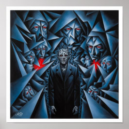 Gebroken schaduwen poster