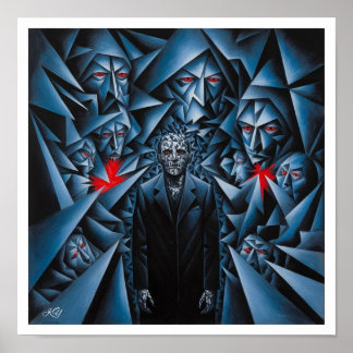 Gebroken schaduwen poster