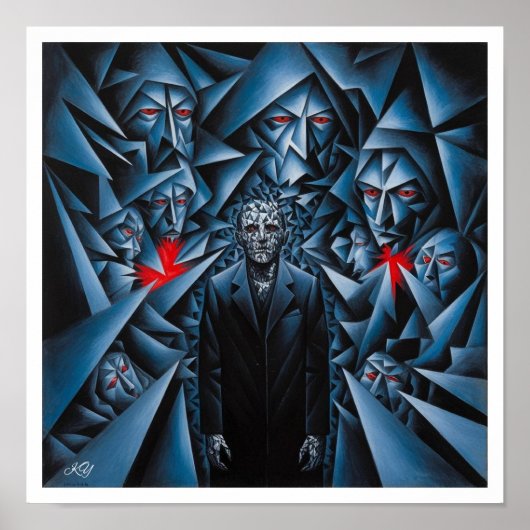 Gebroken schaduwen poster (Voorkant)