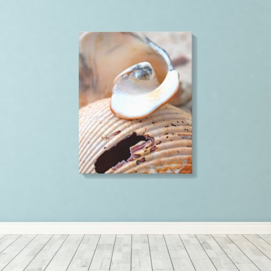 Gebroken schoonheden canvas afdruk (Insitu (Houten vloer))