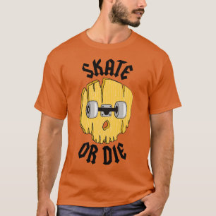 Gebroken Skateboard Streetwear Kleding Skate Of S T-shirt