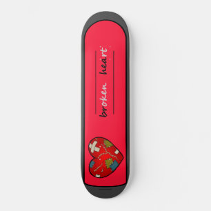 gebroken skateboarder skateboard
